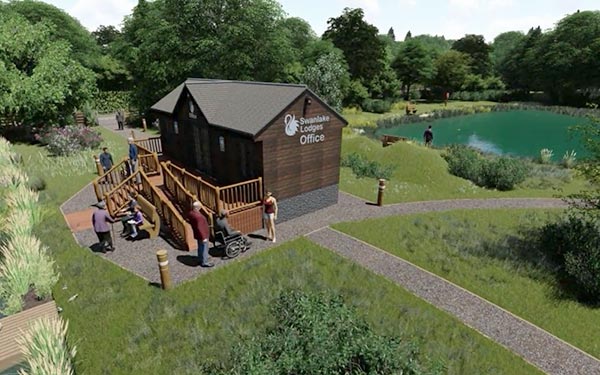 Artists impression of Swanlake clubhouse
